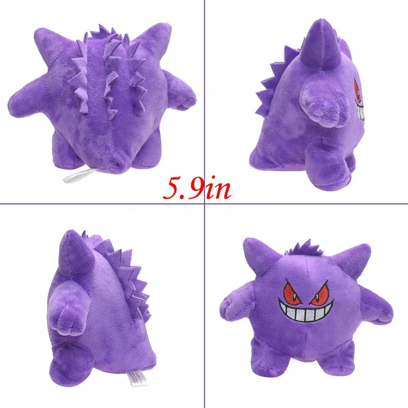 New Pokemon Sleeping Gengar Plush Toys Anime Pocket Monster Mega Gengar Peluche Dolls Birthday Gifts Kids