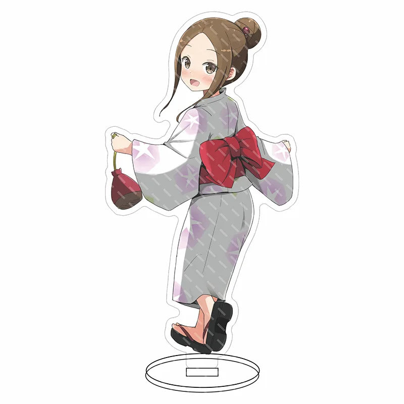 16CM Anime Figure Teasing Master Takagi-san Nishikata Takagi Cos Acrylic Stand Ornaments Cute Chrismas Gifts